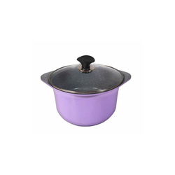BALZANO V-TYPE 26CM SAUCE POT/PURPLE BZ-SS-26-IHPT