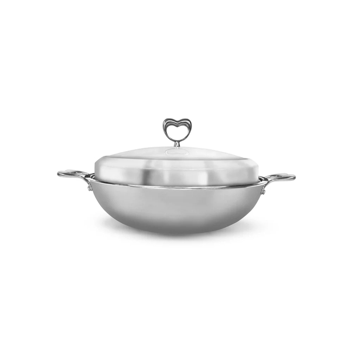 Anúncio: FL-34SS-IHWOK BALZANO 34CM MULTIPLY SS WOK WITH LID