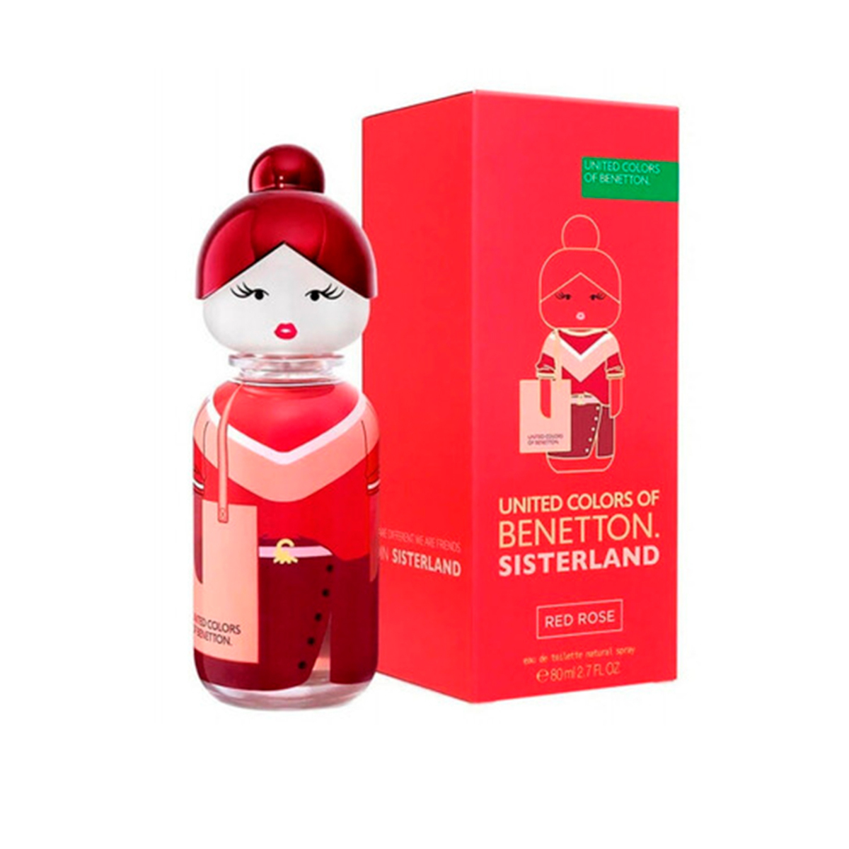 Thumbnail BENETTON SISTERLAND RED ROSE EDT 80ML