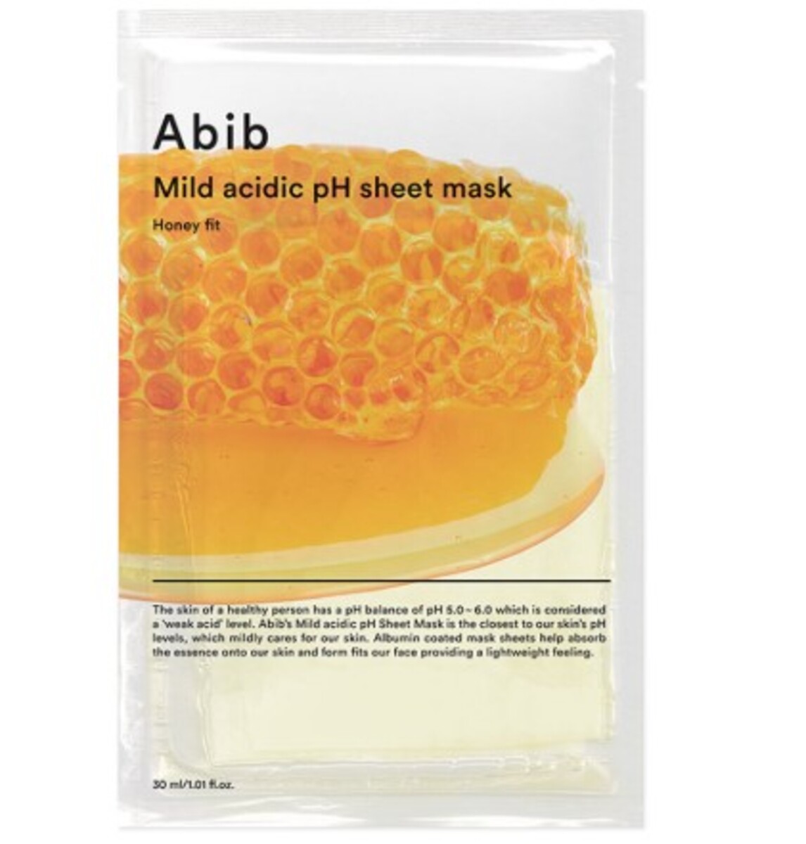 Thumbnail ABIB MILD ACIDIC PH SHEET MASK HONEY FIT