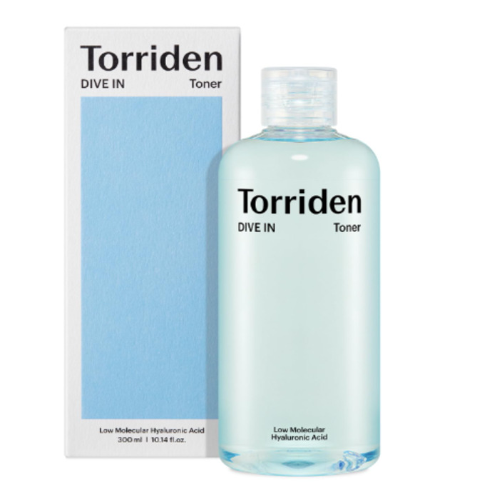 Anúncio: TORRIDEN DIVE IN TONER LOW MOLECULAR HYALURONIC ACID 300ML