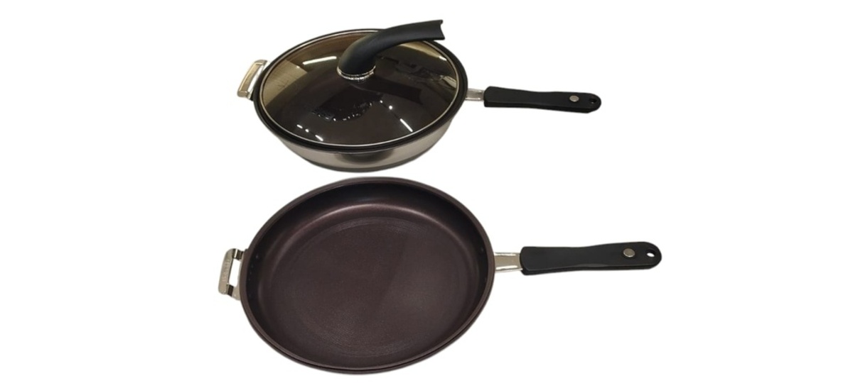 Thumbnail BALZANO ALUMINIUM COMBI DEEP GRILL PAN 26CM