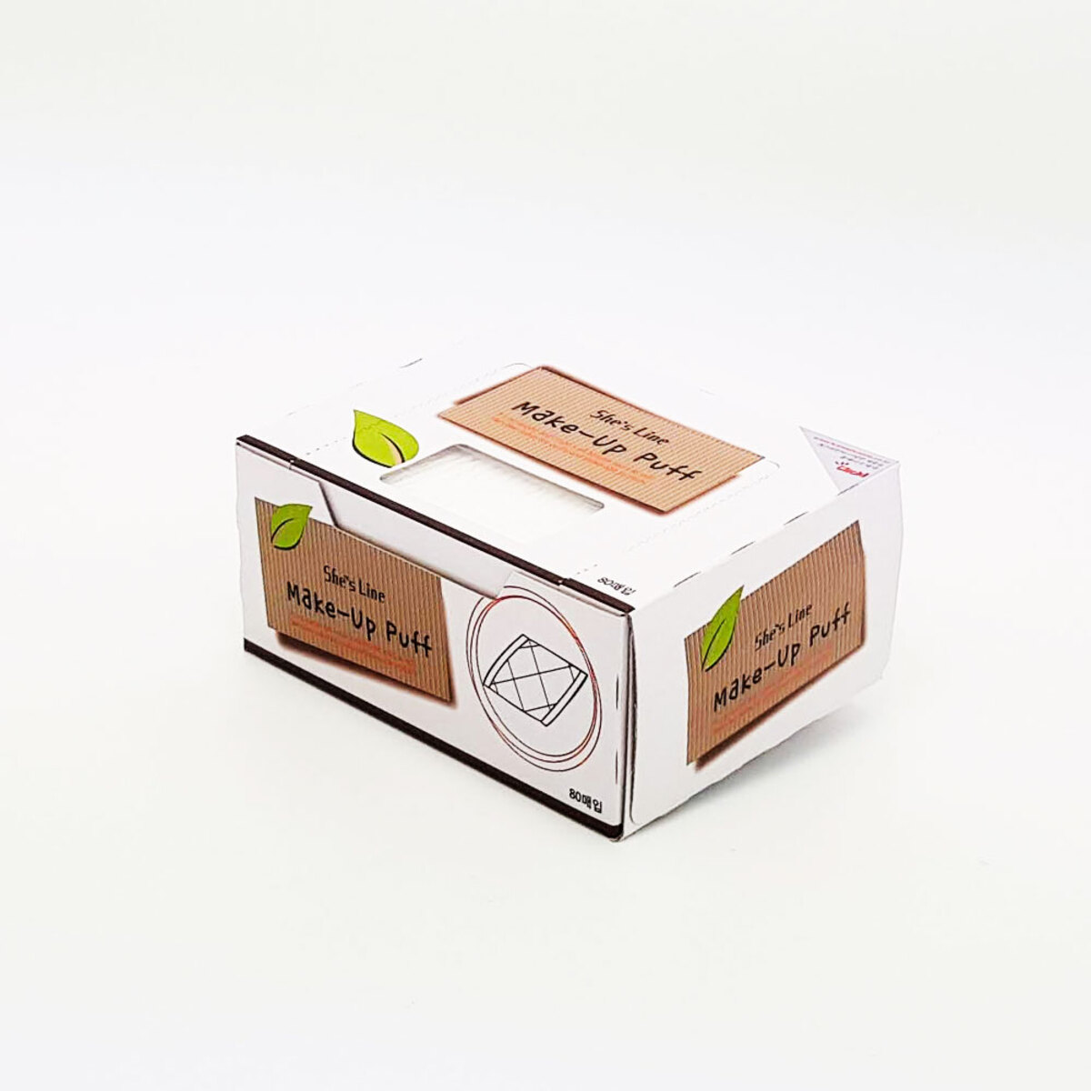 Thumbnail SHE'S LINE MAKE-UP PUFF 80PC