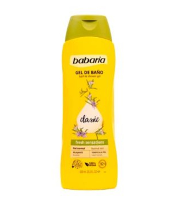 Anúncio: BABARIA GEL DE BAÑO CLASSIC FRESH 600ML