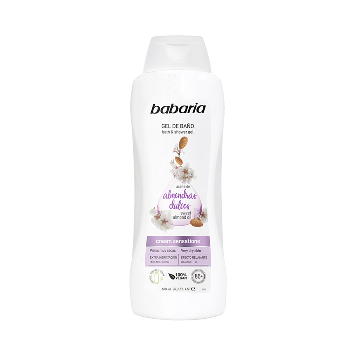 Thumbnail BABARIA GEL DE BAÑO ALMENDRAS DULCES 600ML