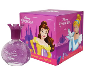 PERFUME INFANTIL CON GLITTER DISEÑO DE PRINCESAS 50ML