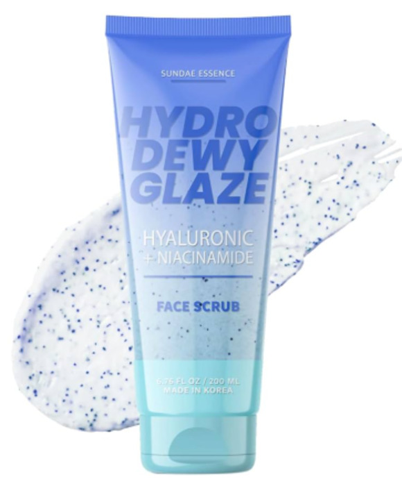 Anúncio: SUNDAY ESSENCE HYDRO DEWY GLAZE HYALURONIC + NIACINAMIDE FACIAL SCRUB 200ML