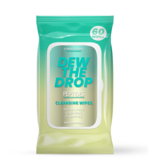 Anúncio: SUNDAY ESSENCE DEW THE DROP PEPTIDES 60 WIPES