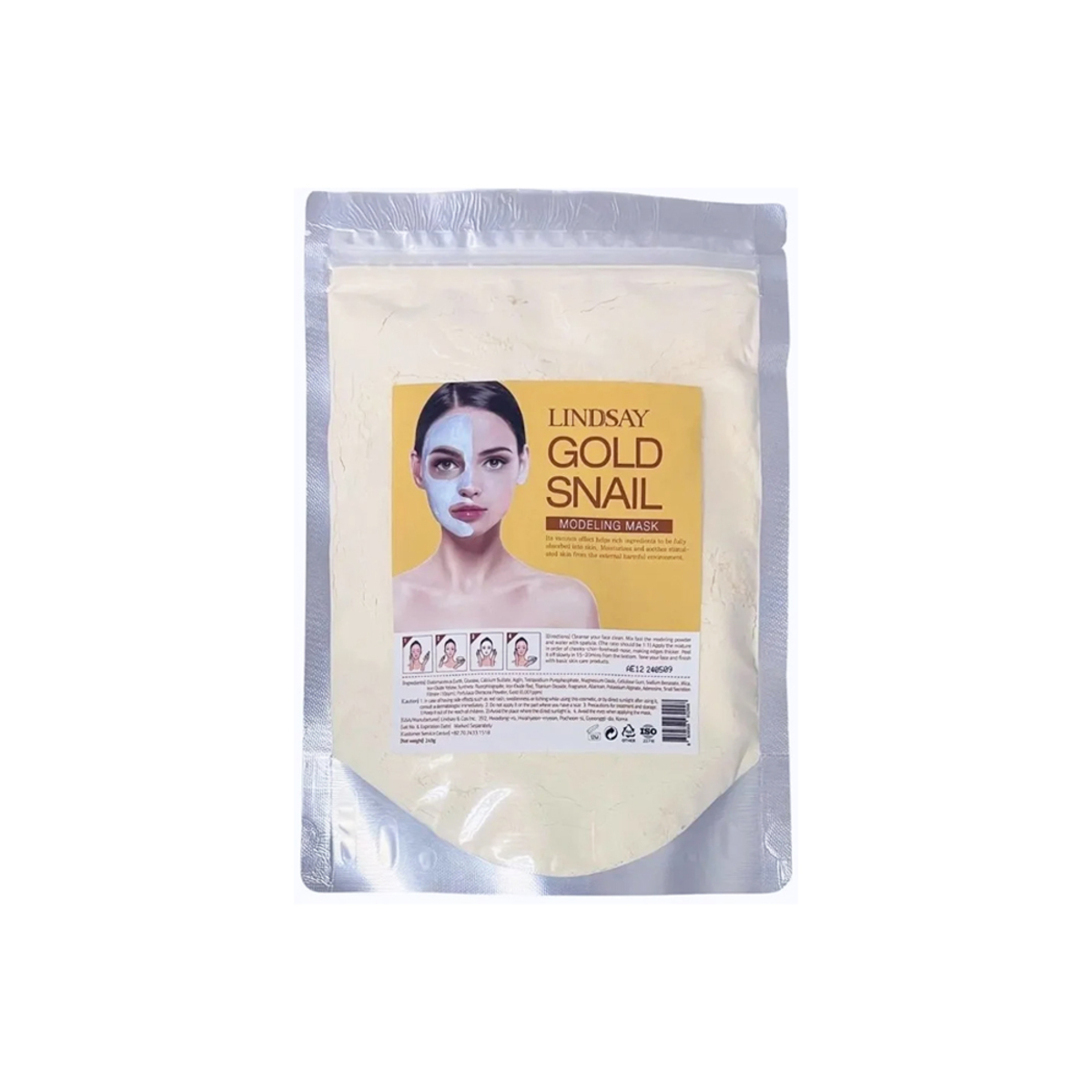 Thumbnail LINDSAY GOLD SNAIL MODELING MASK 240G