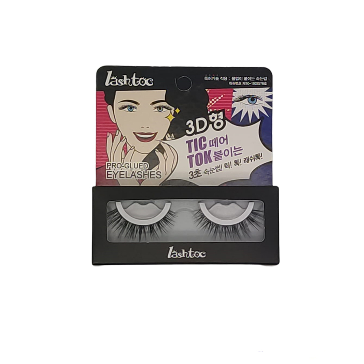 Thumbnail LASHTOC PRO GLUED EYELASHES #3D