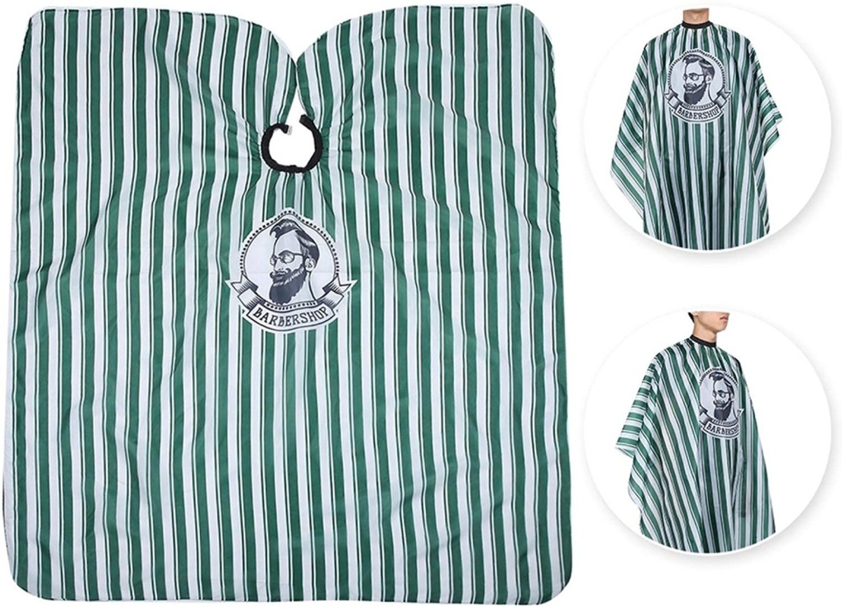 Thumbnail CAPA PARA BARBEROS RAYAS VERDE