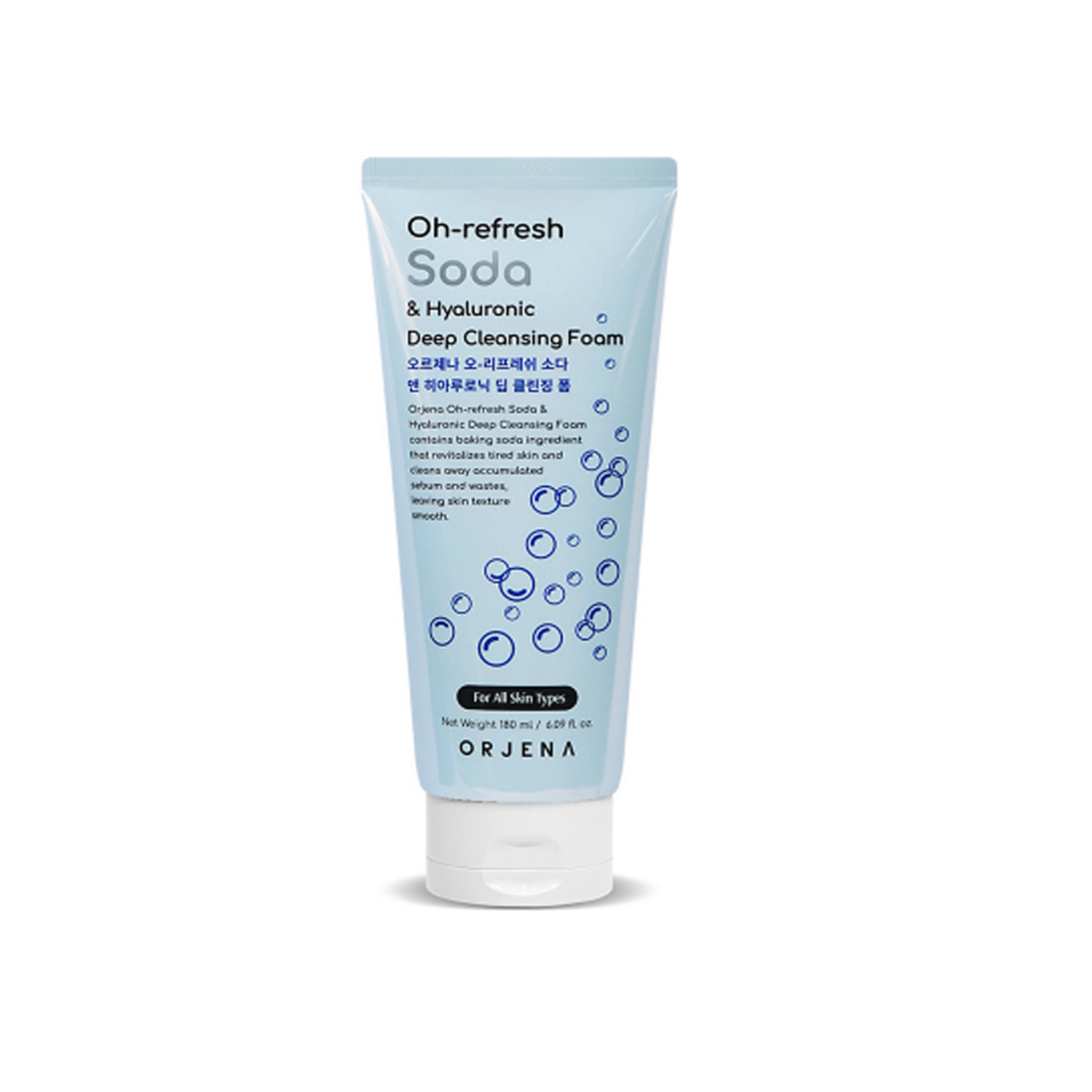 Thumbnail ORJENA OH-REFRESH SODA & HYALURONIC DEEP CLEANSING FOAM 180ML