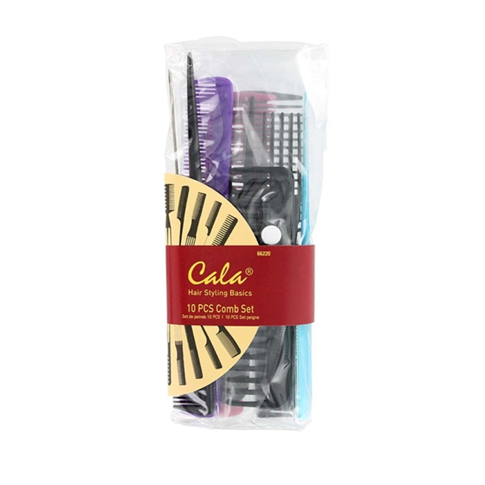 Anúncio: CALA HAIR STYLING BASICS 10PCS COMB SET