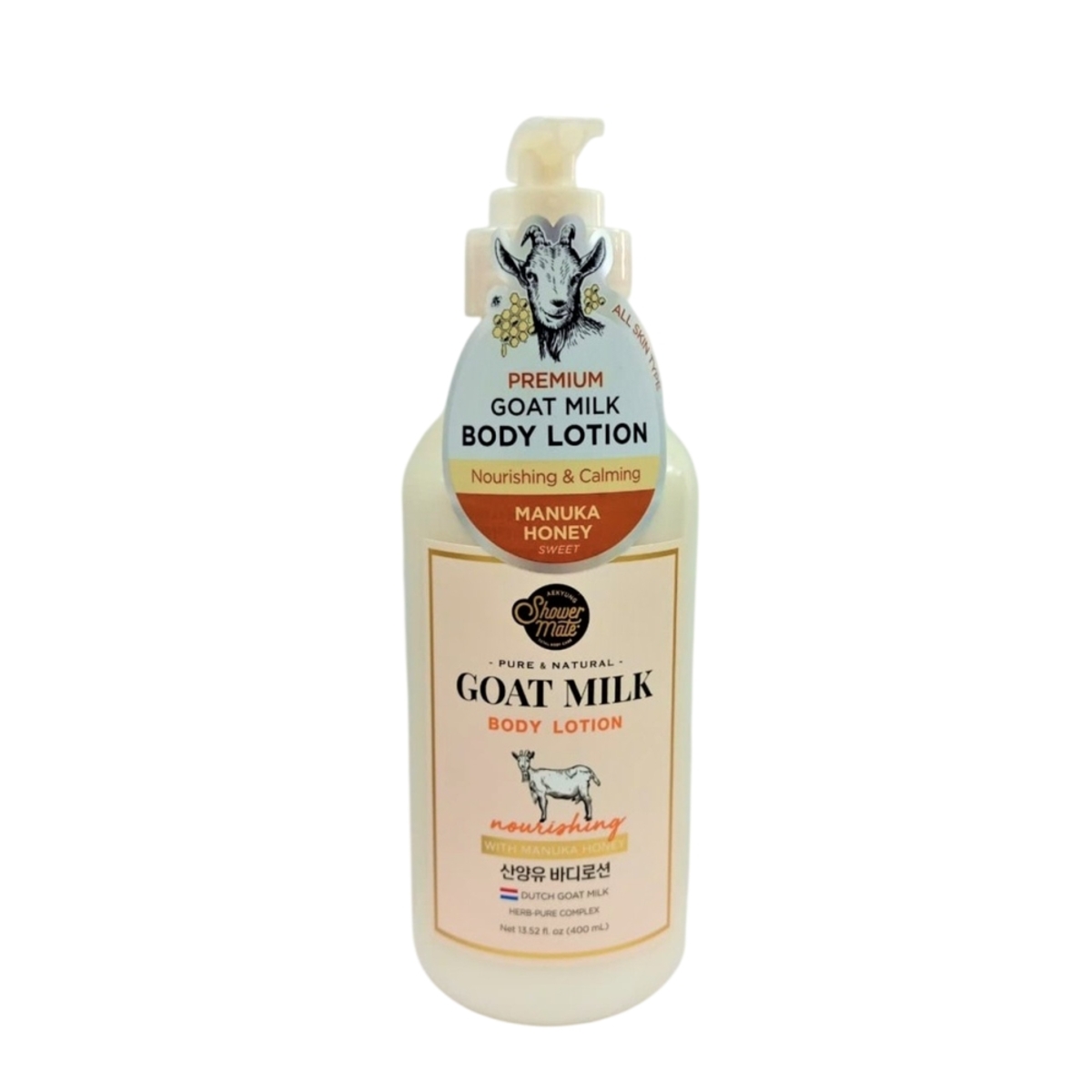 Thumbnail AYKYUNG SHOWMERMATE GOAT MILK BODY LOTION MANUKA HONEY 400ML