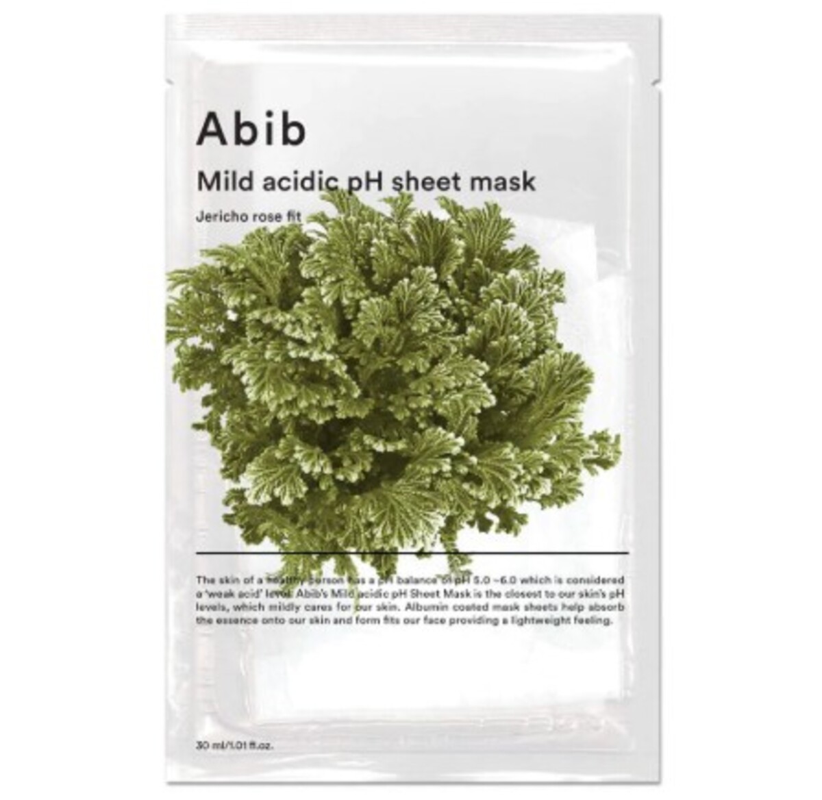 Thumbnail ABIB MILD ACIDIC PH SHEET MASK JERICHO ROSE FIT