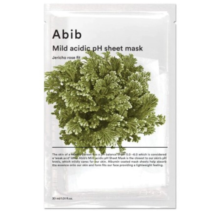 Anúncio: ABIB MILD ACIDIC PH SHEET MASK JERICHO ROSE FIT
