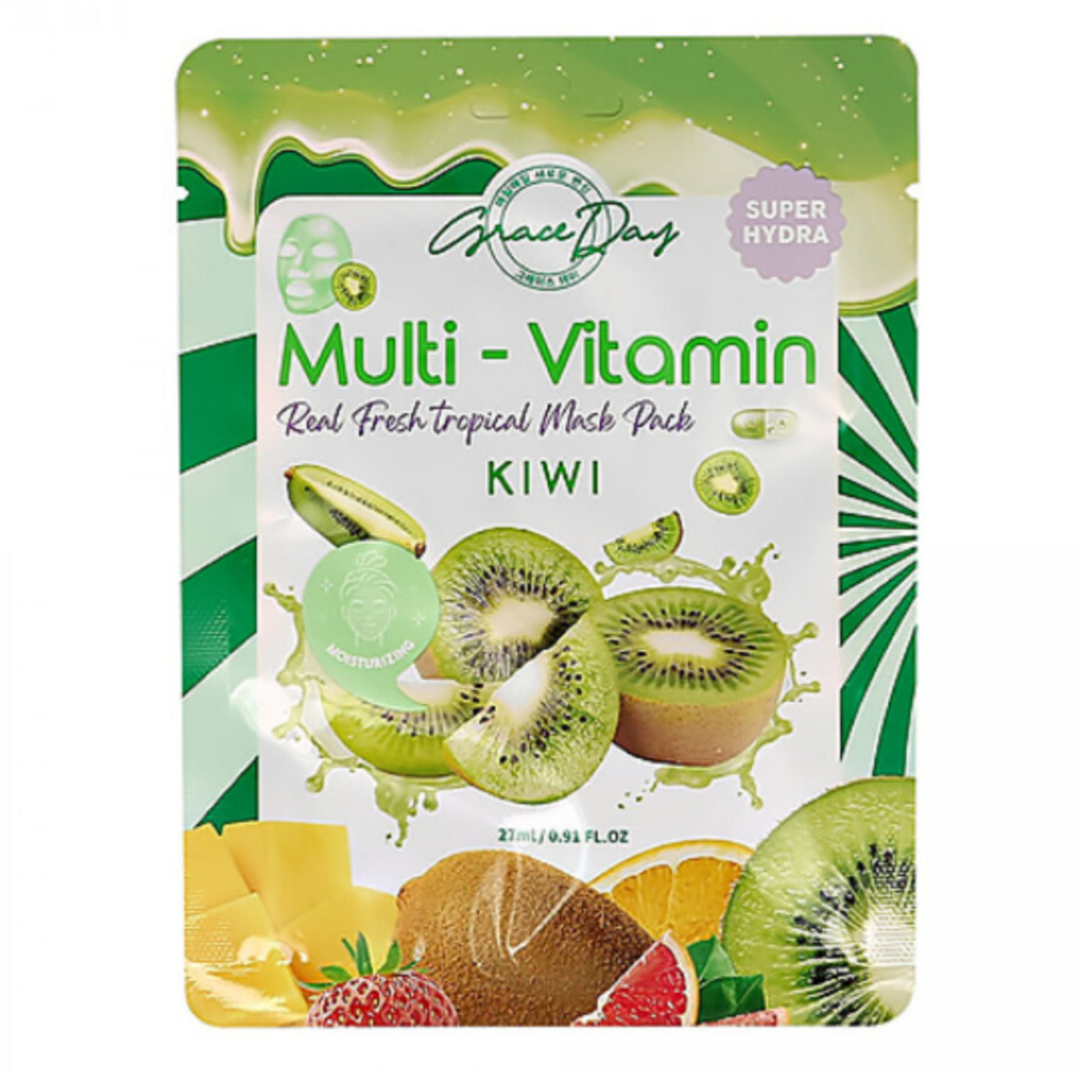 Thumbnail GRACEDAY MULT-VITAMIN KIWI MASK PACK 27ML