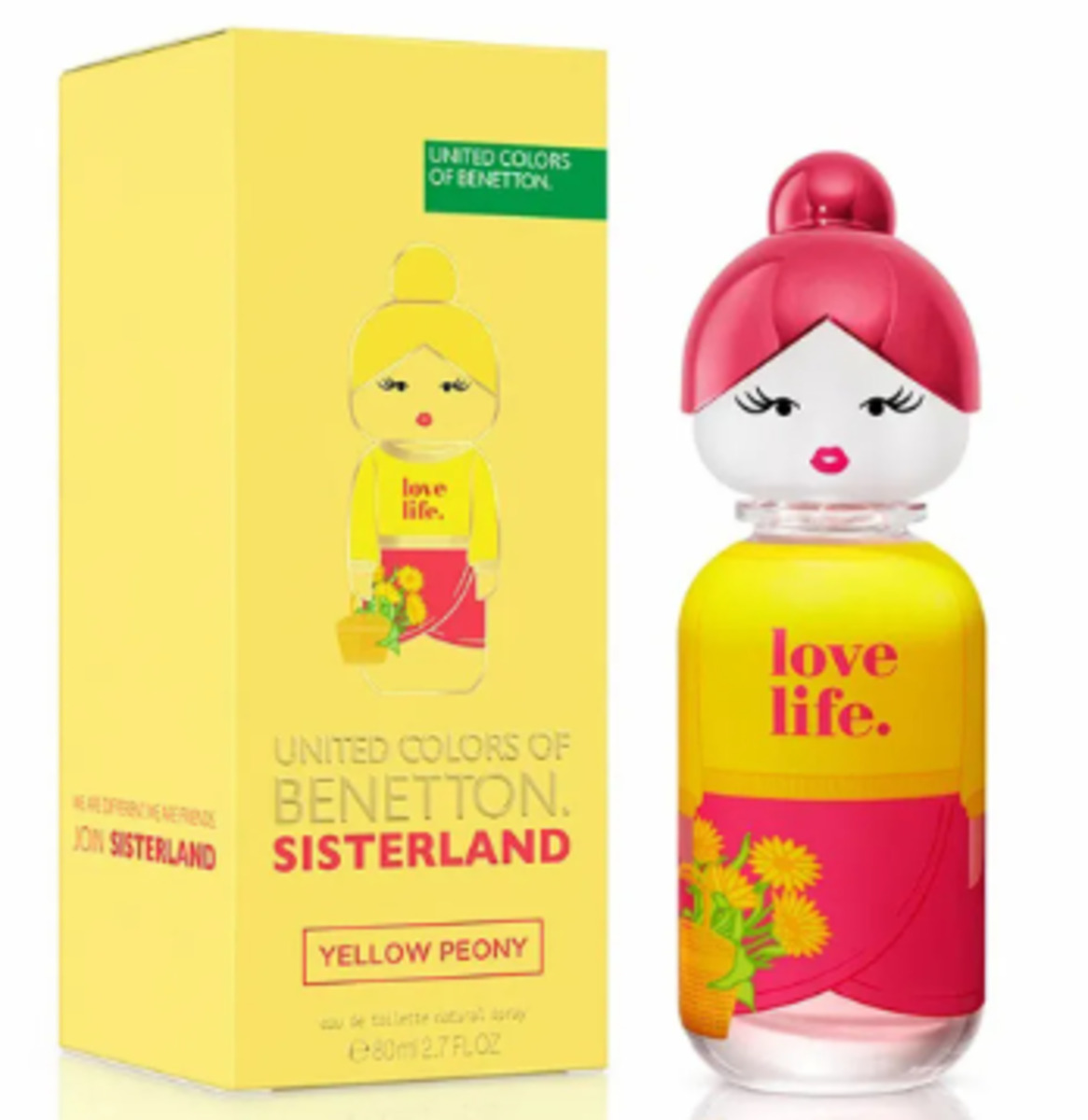 Thumbnail BENETTON SISTERLAND YELLOW PEONY EDT 80ML