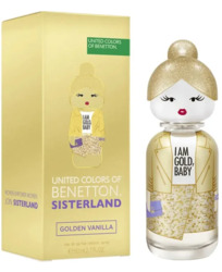 BENETTON SISTERLAND UNITED COLORS GOLDE VANILLA EDP 80ML