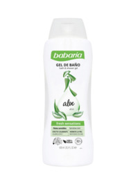 BABARIA GEL DE BAÑO ALOE 600ML