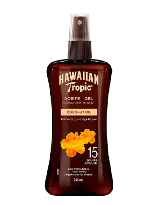 Anúncio: HAWAIIAN TROPIC ACEITE-GEL SPF15 240ML