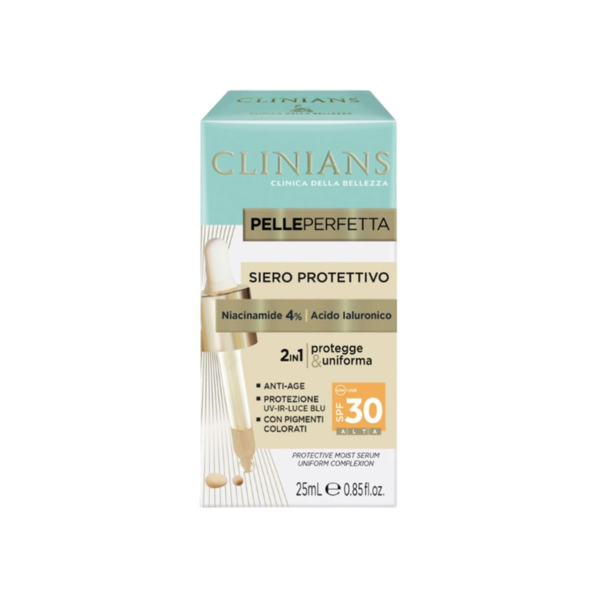 Thumbnail CLINIANS PELLEPERFETTA SIERO PROTETTIVO SPF 30 2IN1 25ML