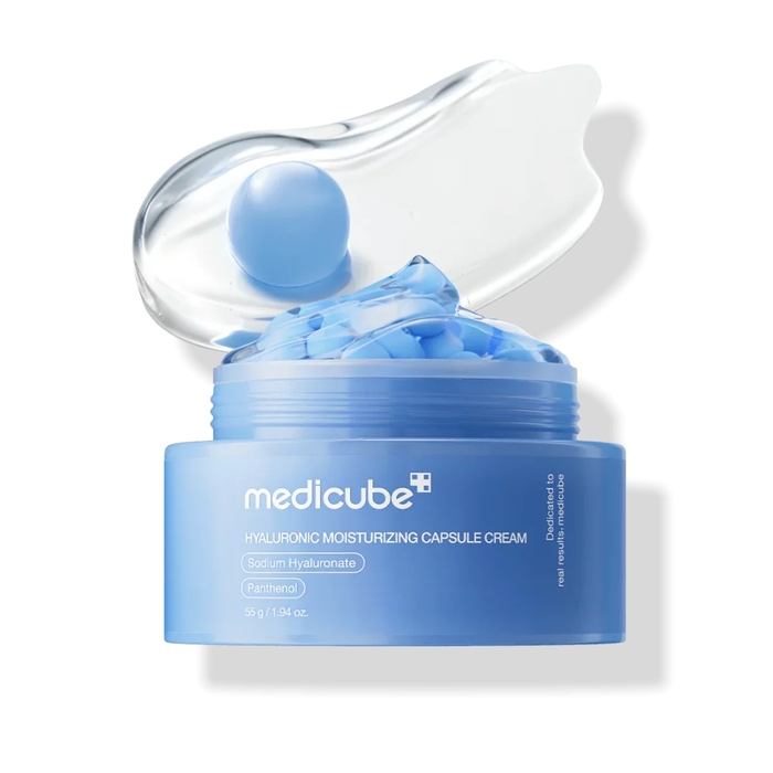 Anúncio: MEDICUBE HYALURONIC MOISTURIZING CAPSULE CREAM 55G