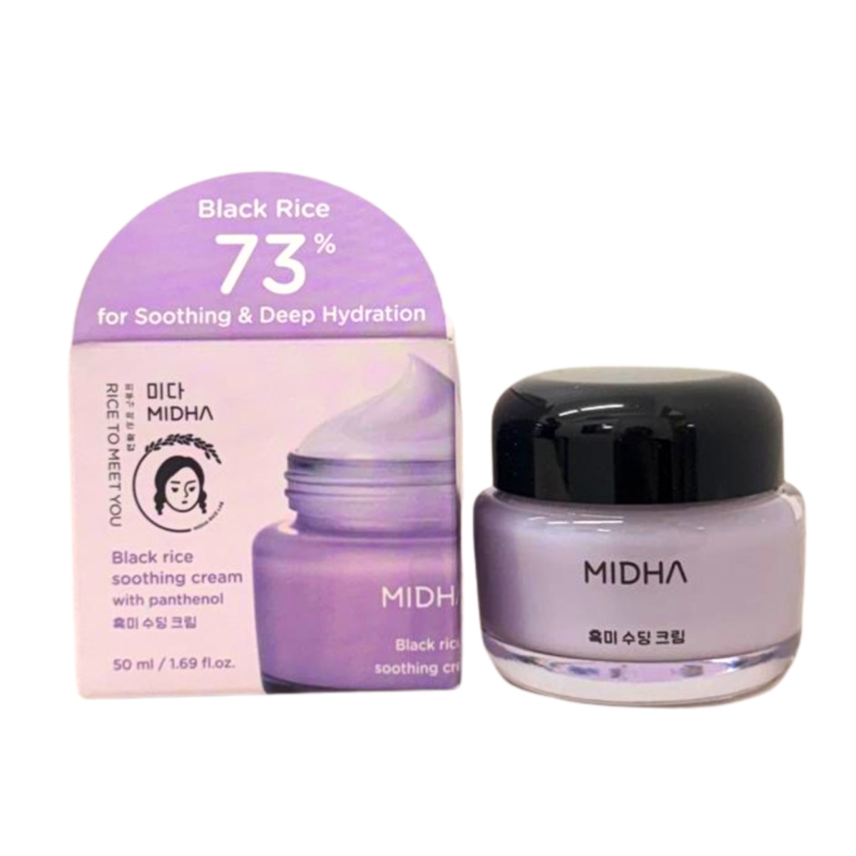 Thumbnail MIDHA BLACK RICE SOOTHING CREAM WITH PANTHENOL 50ML