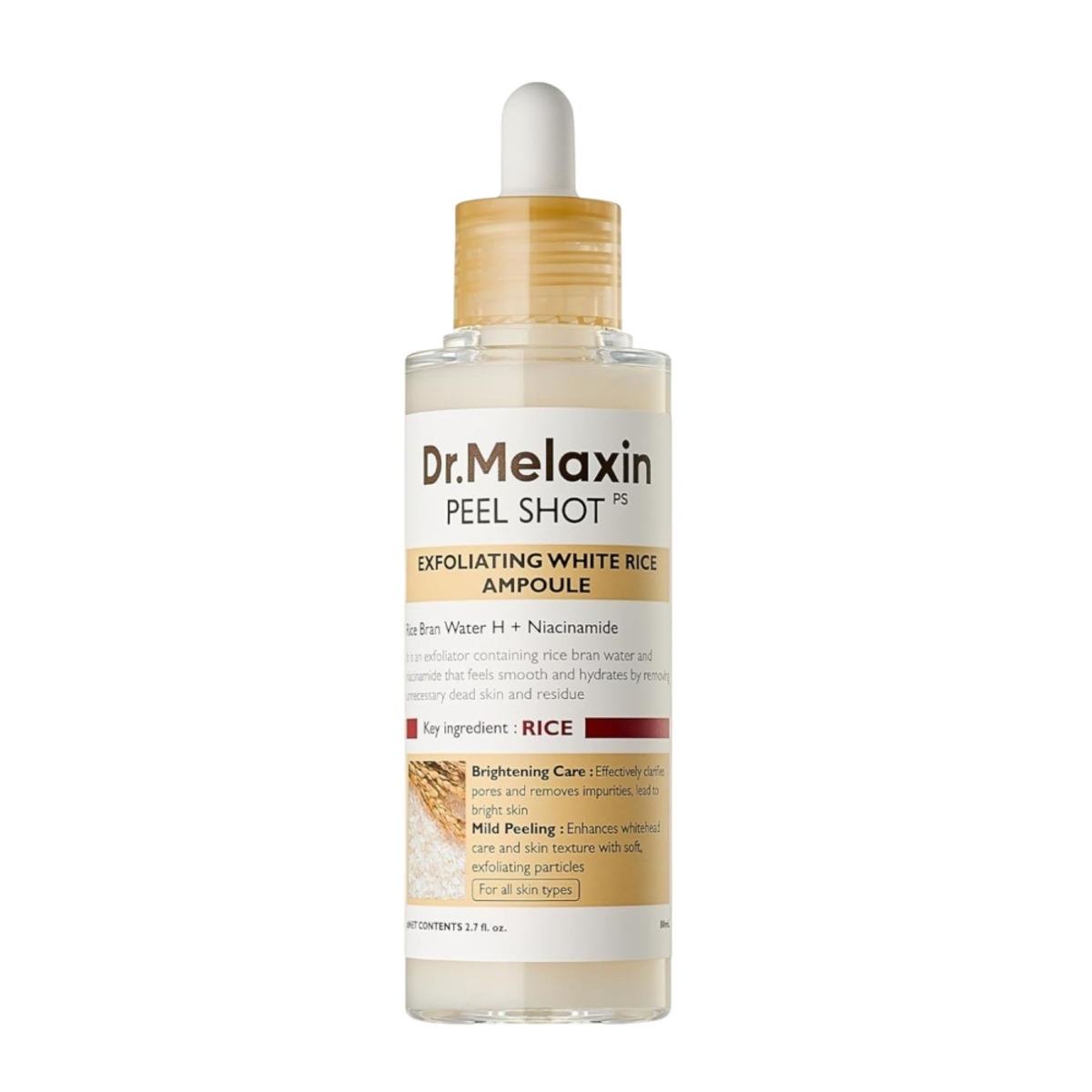 Thumbnail DR MELAXIN PEEL SHOT EXFOLIATING WHITE RICE AMPOULE 80ML