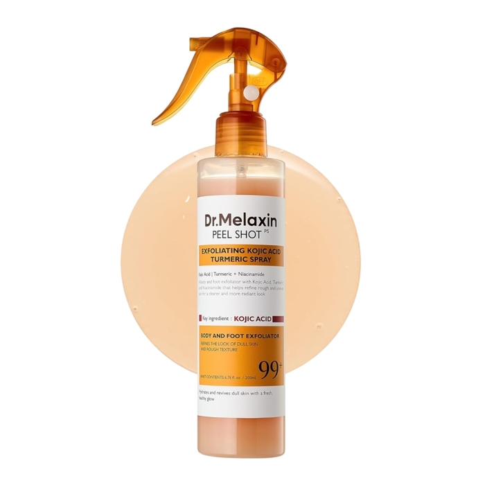 Anúncio: DR MELAXIN PEEL SHOT EXFOLIATING KOJIC ACID TURMERIC SPRAY 200ML