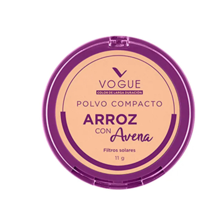 Anúncio: VOGUE POLVO CO MPACTO ARROZ CON AVENA VAINILLA