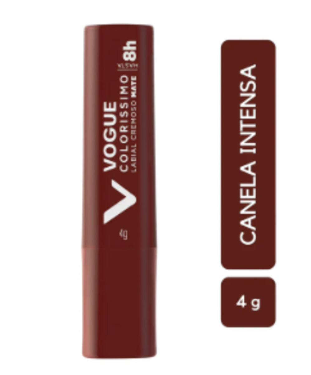 Thumbnail VOGUE COLORISSIMO LABIAL CREMOSO MATE - CANELA INTENSA - 4G