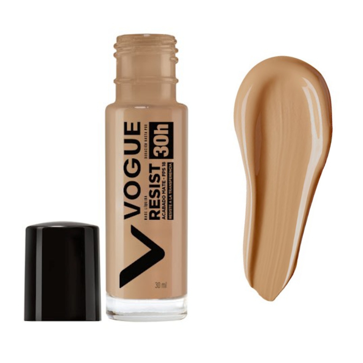 Thumbnail VOGUE BASE LIQUIDA - NUEZ - RESISTENTE ACADO MATE 30H - 30ML