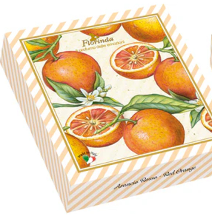 Anúncio: FLORINDA GIFT BOX WITH 2 ORANGE SOAPS 200G