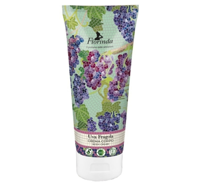 Anúncio: FLORINDA BODY CREAM STAWBERRY GRAPE MOSAIC 200 ML