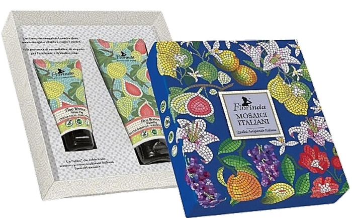 Anúncio: FLORINDA GIFT SET SHAMPOO SHOWER GEL+HAND CREAM WHITE FIG MOSAIC