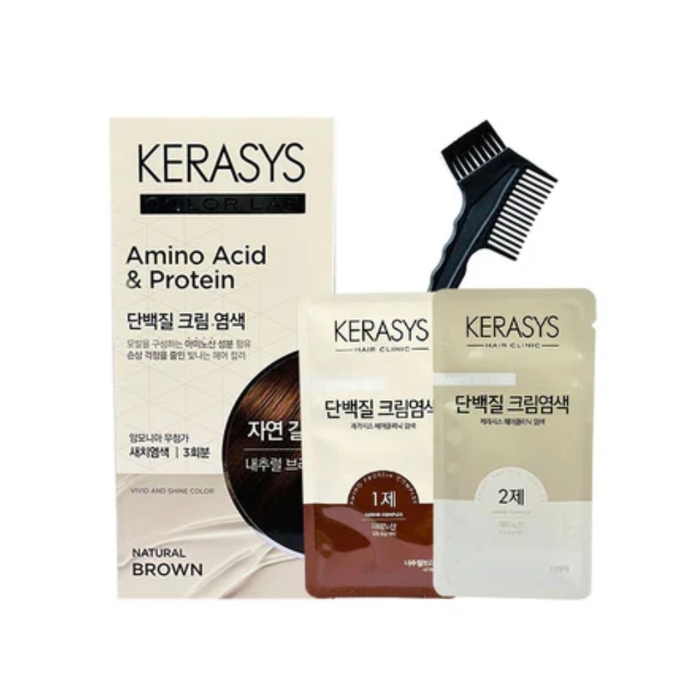 Anúncio: KERASYS COLOR LAB AMINO ACID&PROTEIN NATURAL BROWN 20GR