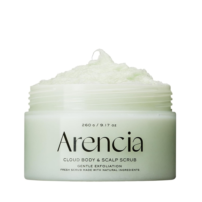 Anúncio: ARENCIA FRESH CLOUD BODY&SCALP SCRUB GERANIUM&PRIMROSE 260G