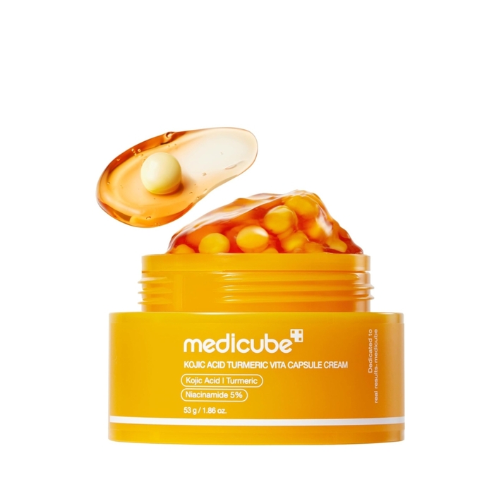 Anúncio: MEDICUBE KOJIC ACID TURMERIC VITA CAPSULE CREAM 53GR