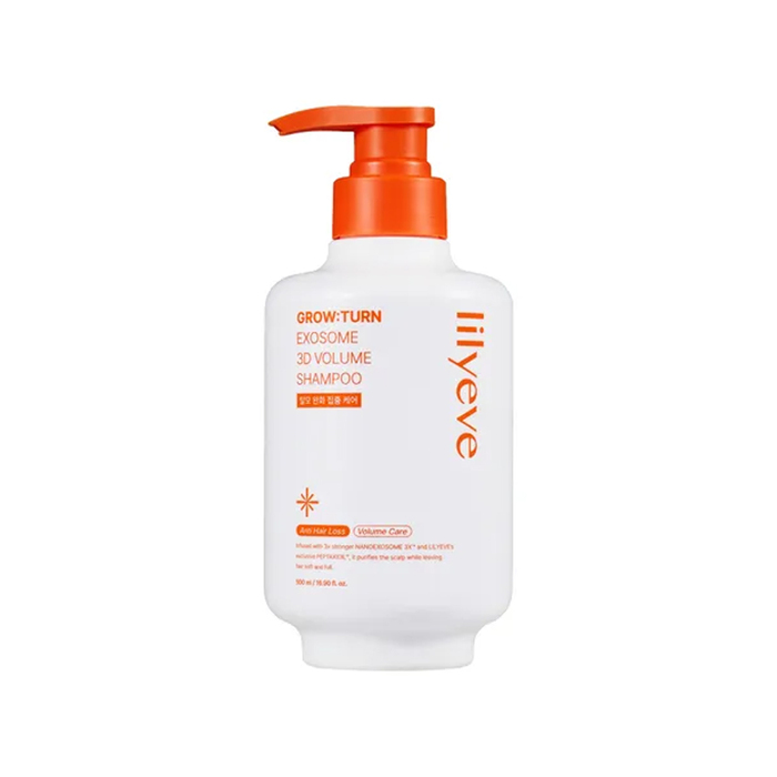 Anúncio: LILYEVE GROW TURN EXOSOME 3D VOLUME SHAMPOO 500ML