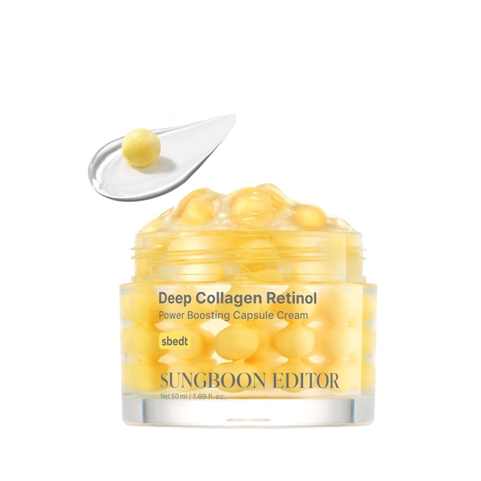 Anúncio: SUNGBOON EDITOR DEEP COLLAGEN RETINOL POWER BOOSTING CAPSULE CREAM 50ML