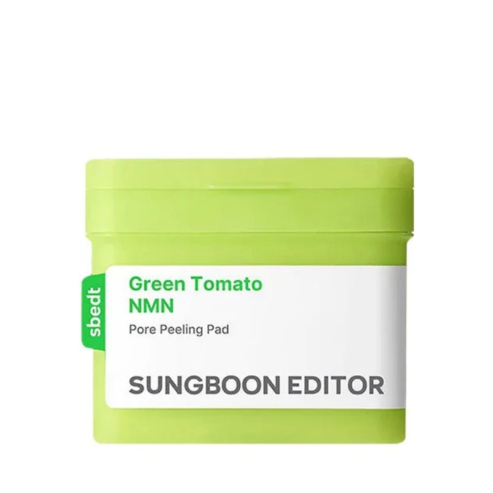 Anúncio: SUNGBOON EDITOR GREEN TOMATO NMN PORE PEELING 60 PAD 170ML