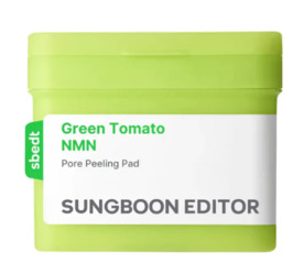 SUNGBOON EDITOR GREEN TOMATO NMN PORE PEELING 60 PAD 170ML