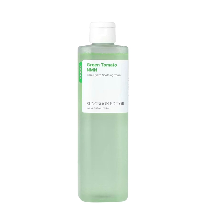 Anúncio: SUNGBOON EDITOR GREEN TOMATO NMN PORE HYDRO SOOTHING TONER 350ML