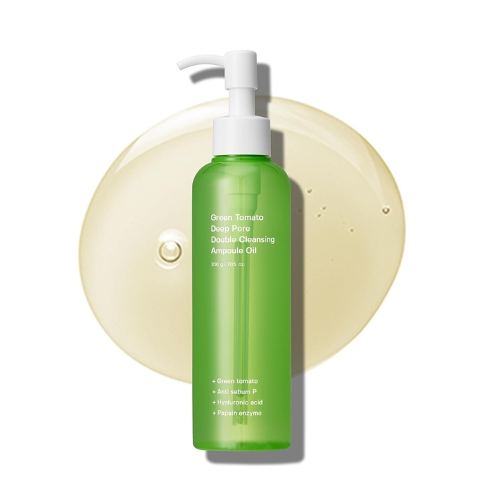 Anúncio: SUNGBOON EDITOR GREEN TOMATO DOUBLE CLEANSING AMPOULE OIL 200ML