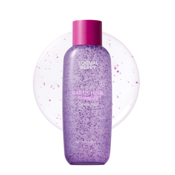 Anúncio: EQQUALBERRY BAKUCHIOL PLUMPING CAPSULE TONER 150ML