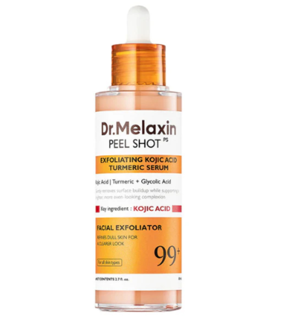 Thumbnail DR MELAXIN PEEL SHOT EXFOLIATING KOJIC ACID TURMERIC SERUM 80ML