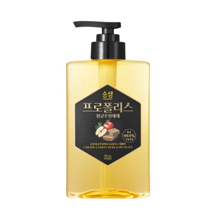 Anúncio: SOONSAEM ANTIBACTERIAL DISHWASHING LIQUID PROPOLIS APPLE 500ML