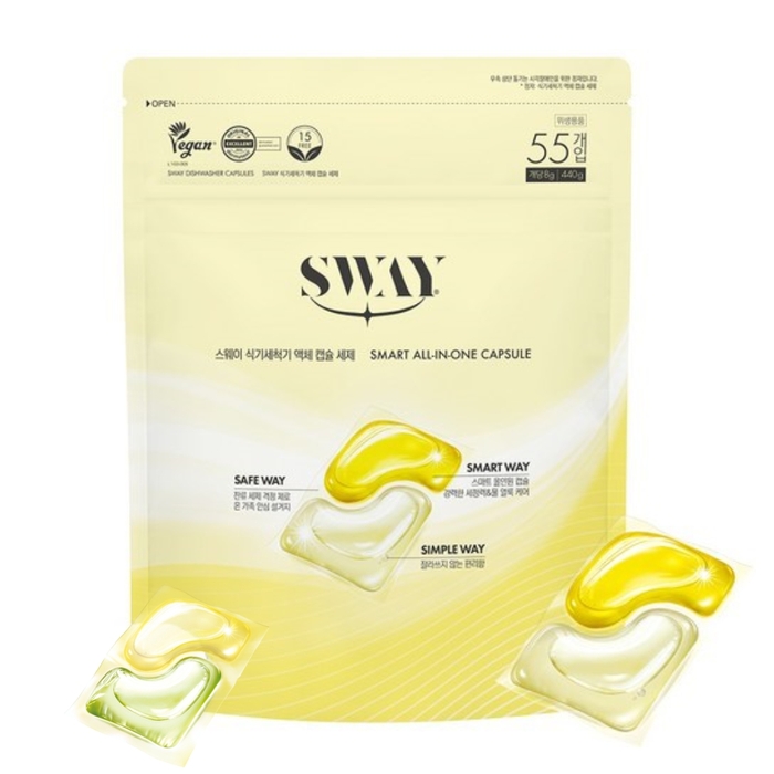 Anúncio: SWAY DISHWASHER LIQUID CAPSULE DESTERGENTE 440GR