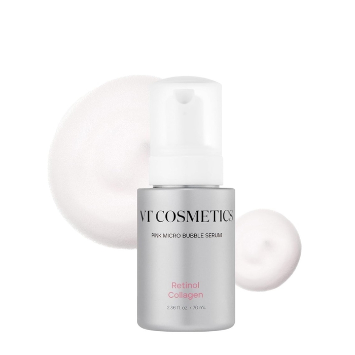 Anúncio: VT COSMETICS RETINOL COLLAGEN PINK MICRO BUBBLE SERUM 70ML
